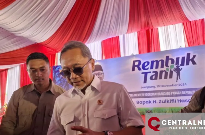 Distribusi Pupuk di Lampung Berjalan Lancar, Ungkap Menko Pangan