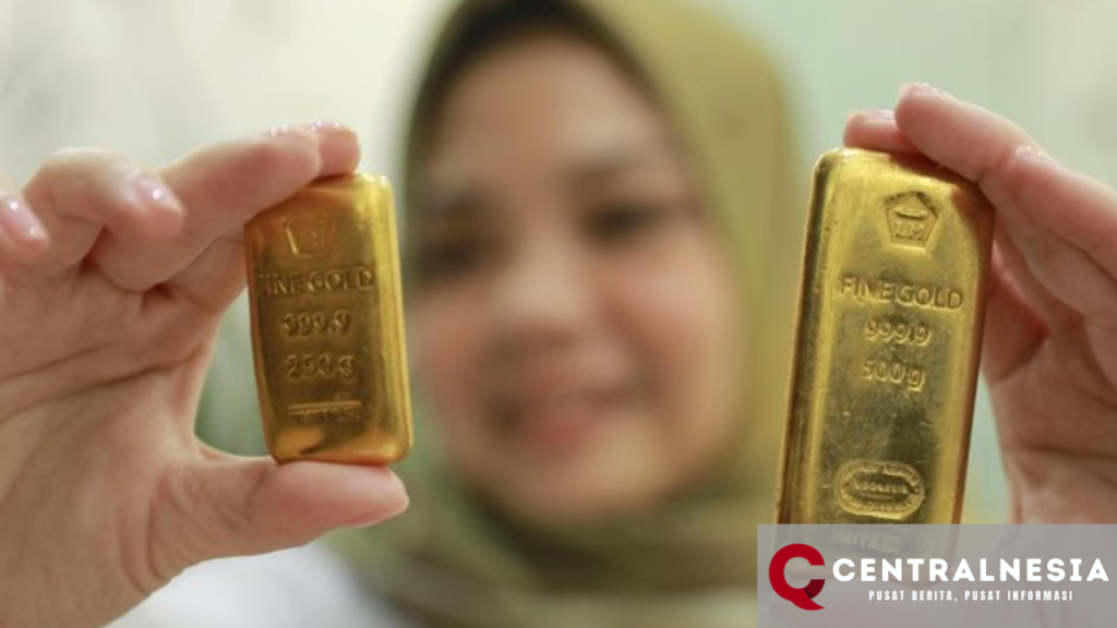 Harga Emas Antam Anjlok Rp28.000 Usai Cetak Rekor Tertinggi