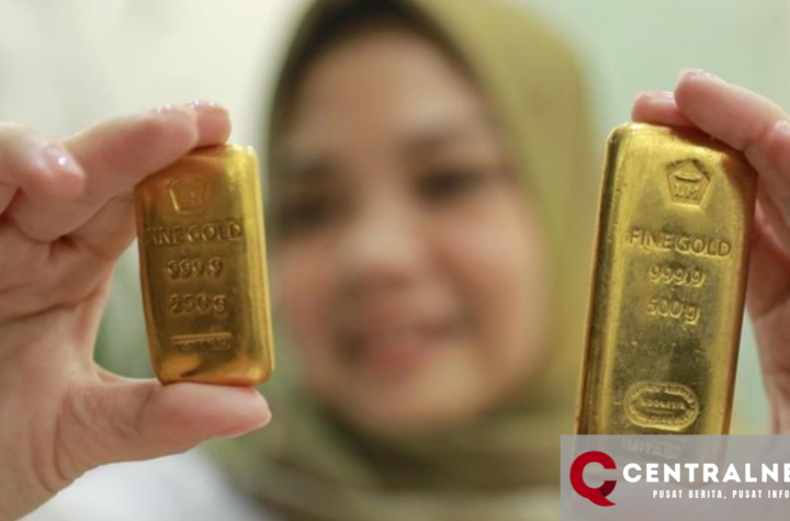 Harga Emas Antam Anjlok Rp28.000 Usai Cetak Rekor Tertinggi