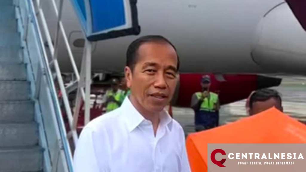 Jokowi Kembali ke Solo dengan Menggunakan Pesawat Batik Air
